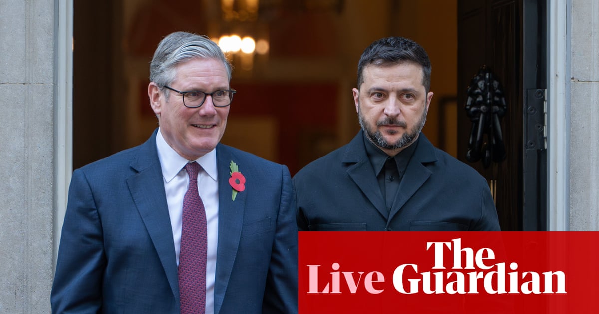 Ukraine war live: Zelenskyy to meet Starmer, Macron and Merz in London over peace push