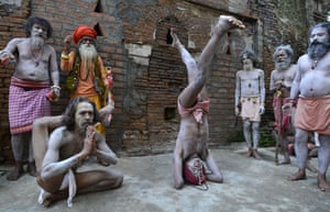 Assam, India Hindu holy men