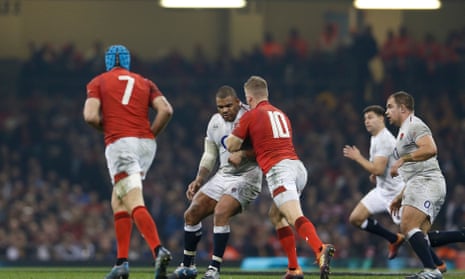 Kye Sinckler in action for England v Wales in Six Nations, 2019