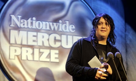 ‘A Mercury winner unlike any other’ ... Anohni (formerly known as Antony and the Johnsons) accepts the 2005 gong.