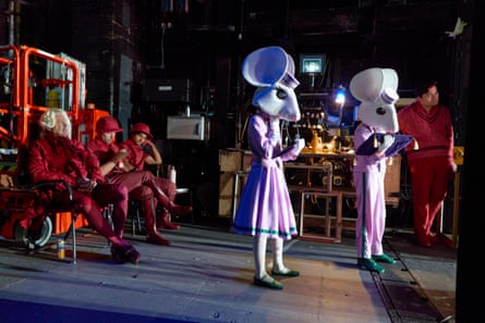 Behind the scenes during a rehearsal of Rossini’s Cinderella (La Cenerentola). A new production by English National Opera at the Coliseum, London