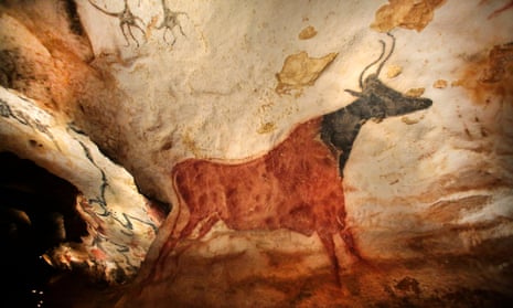 ‘Since Lascaux, we have invented nothing’ … a copy of cave art at Lascaux, in the French Dordogne.