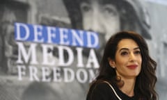 International human rights lawyer Amal Clooney