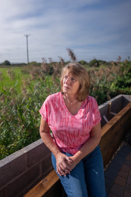 Sue Gardiner looks out at the land earmarked for development.