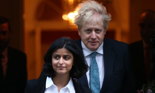Munira Mirza and Boris Johnson