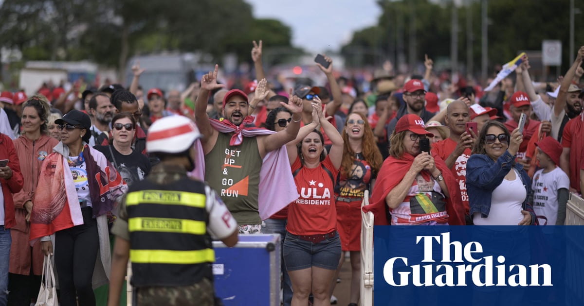 ‘Hope, joy, euphoria’: Brazilians take to streets to celebrate new era under Lula