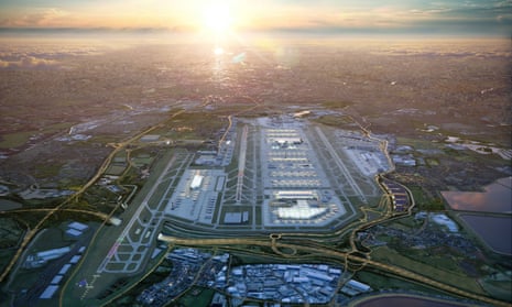 Artist’s impression of the new masterplan for expansion at Heathrow airport.