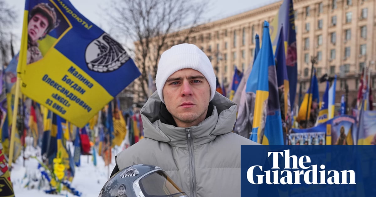 ‘I want to come back, to win gold’: banned Ukrainian determined to race for glory in helmet of memory