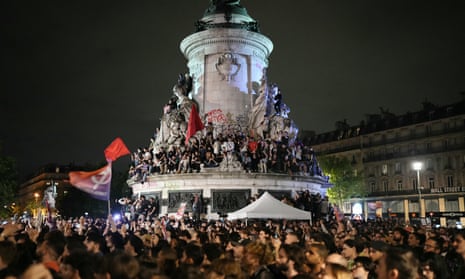 Demonstrators take part in a rally against far-right.