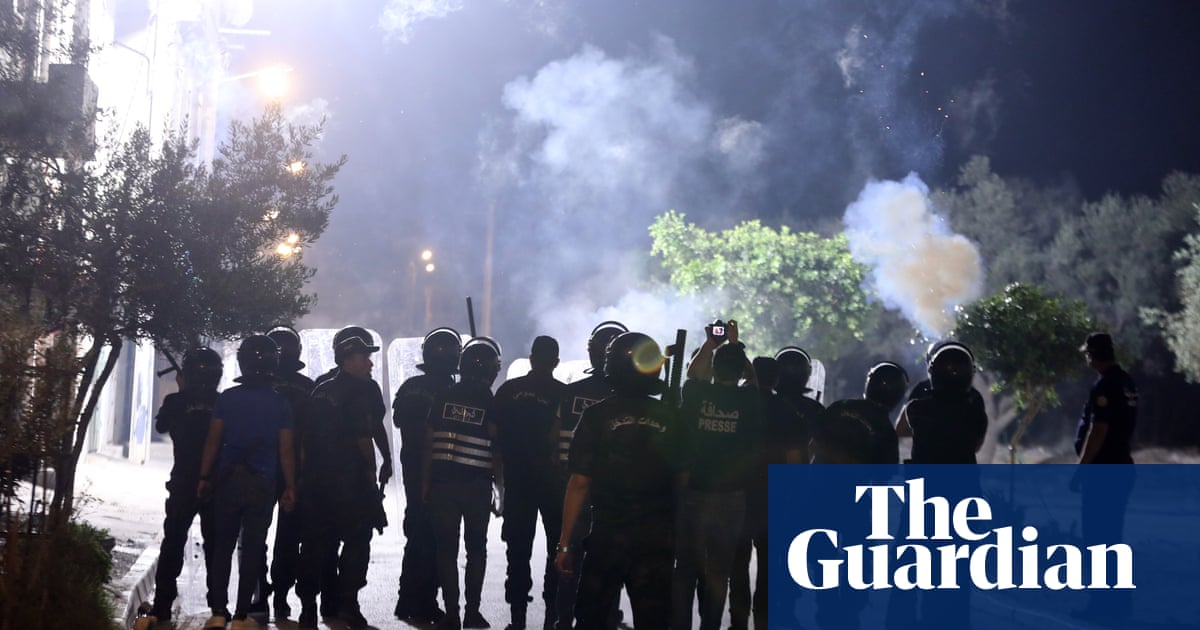Protests over police violence spread through Tunisian capital