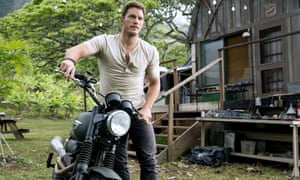 In Jurassic World, Chris Pratt is a trainer of which species of dinosaur, which were never present in the geological Jurassic era?