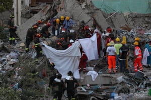 The five-storey apartment block collapsed early on Friday.