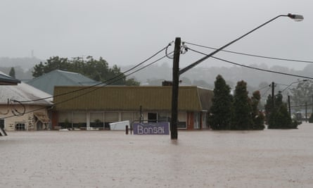 Flooding in Lismore on 28 February.