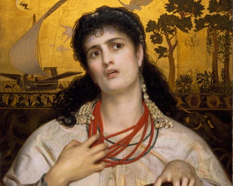 a detail from Medea by Frederick Sandys (1868)