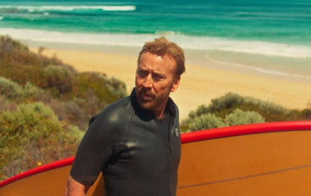 Nic Cage in The Surfer