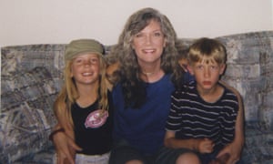 Edie and her two children Amy and William.