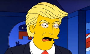 The Simpson’s was spot on with it’s goggled-up portrayal of Donald Trump.