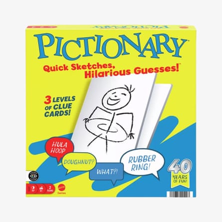 Pictionary Family Board Game for Kids & Adults