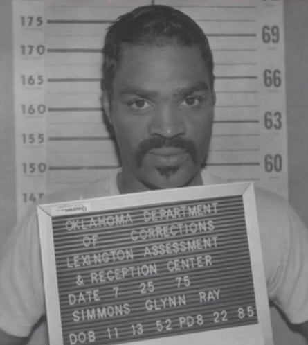 Glynn Simmons mugshot from the time of his arrest in 1975