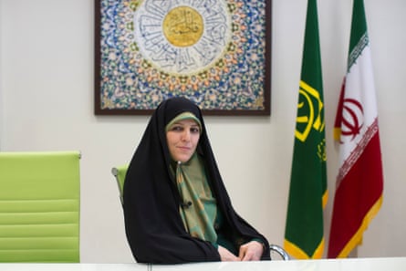 Iran’s Vice President For Women And Family Affairs Shahindokht Molaverdi.