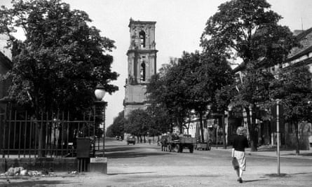 Garrison Church in Potsdam, 1967: the Communists removed the bells, damaged by an air raid during the war.
