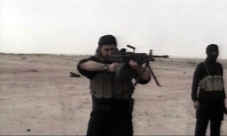 Abu Musab Al-Zarqawi, the leader of an al-Qaida affiliate in Iraq, used video to promote his reputation for brute savagery. He was killed by US forces in 2006.
