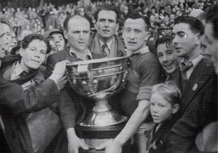 The Mayo team with the Sam Maguire Cup in 1950.