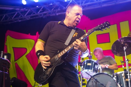 Daryl Smith of Cock Sparrer at Rebellion festival, 2016.