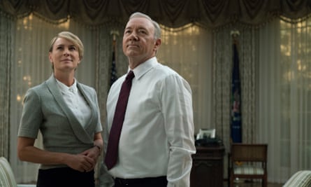 with Kevin Spacey in House Of Cards.