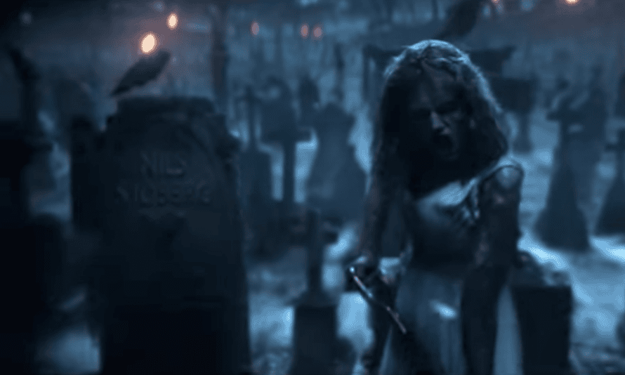 A still from Taylor Swift's music video for her new single Look What You Made Me Do