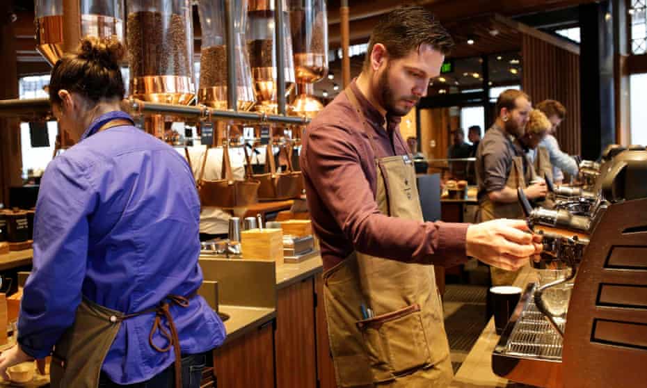 Starbucks baristas Seattle