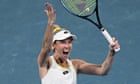 Storm Hunter blows away Laura Siegemund in emotional Australian Open breakthrough