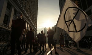 Demonstrators in Buffalo protest against the death of George Floyd on 5 June 2020.