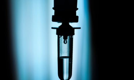 silhouette of an IV drip