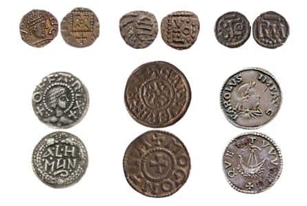 A selection of the Fitzwilliam Museum coins that were studied