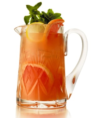 Josephine Malene Kofod’s grapefruit and fresh mint lemonade.