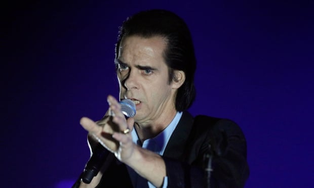 Nick Cave, who has defended his decision to perform in Israel.