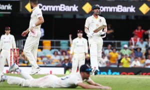 Australia's Travis Head brings up his century,