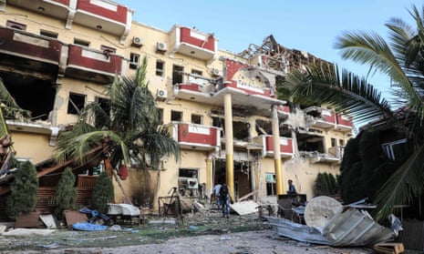 The Hayat Hotel in Mogadishu after siege by Al-Shabaab in August.