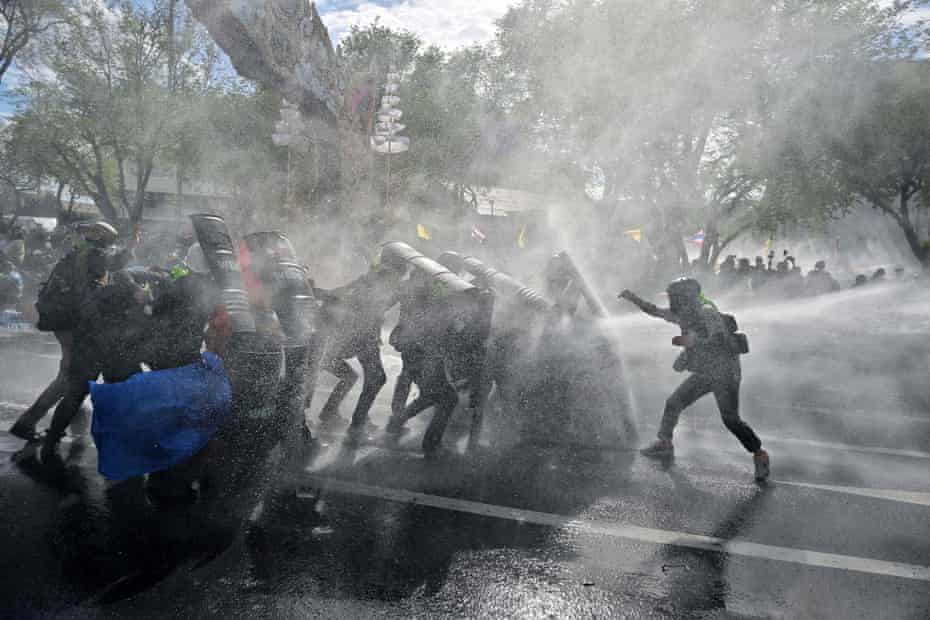 Agency photographer of the year – 2021 shortlist | World news 29 Pro-democracy protesters confront riot police whilst marching to Government House to call for the resignation of Thailand’s Prime Minister Prayut Chan-O-Cha in Bangkok on July 18, 2021