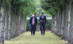 Boris Johnson and Leo Varadkar at Thornton Manor hotel, 10 October 2019.