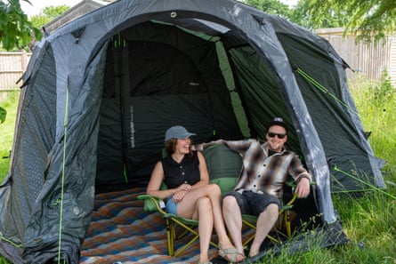 Testing out Kelty Low Loveseat