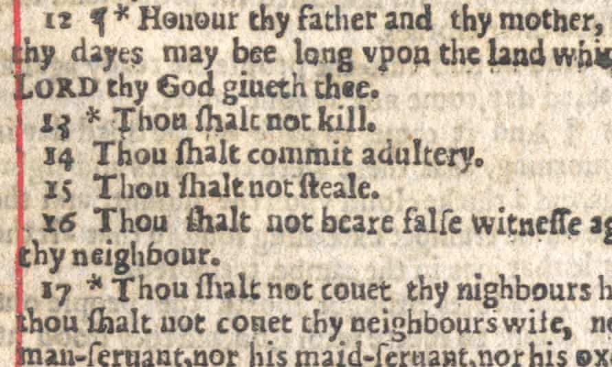 The 10 Worst Typos In The Bible David Shariatmadari The Guardian The 10 Worst Typos In The Bible David Shariatmadari The Guardian