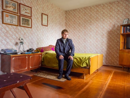 My guide, Vitali Poyarkov, allowed me into the Chernobyl home he shares with his mother.