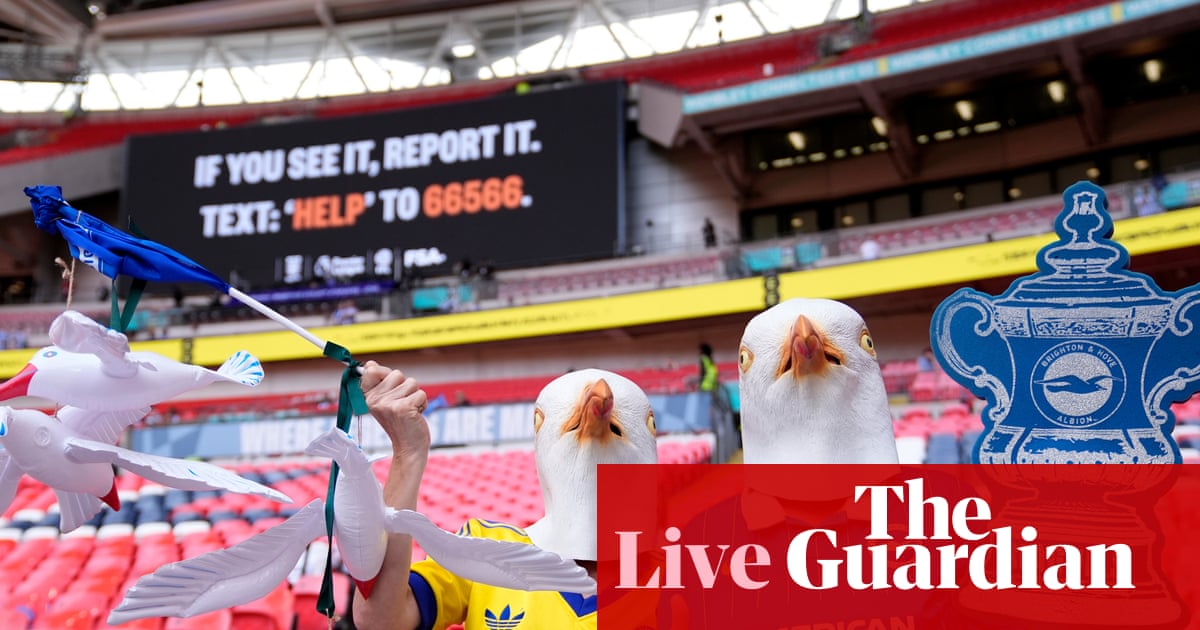 Brighton v Manchester City: Women’s FA Cup final – live