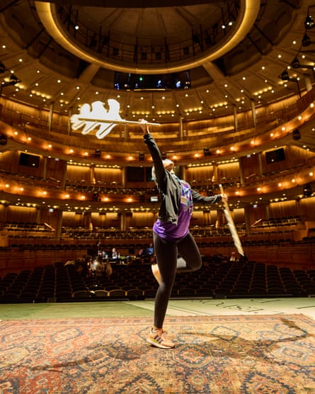 Behind the scenes during rehearsals for L’Orfeo by Monteverdi at Glyndebourne