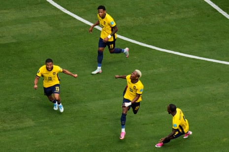 Angulo celebrates.