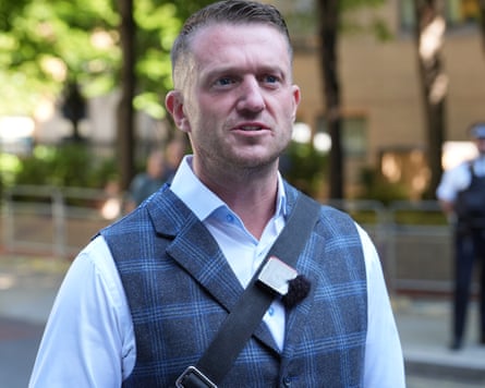 Tommy Robinson, whose real name is Stephen Yaxley-Lennon.