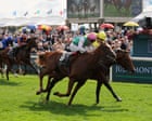 Unexpected Item arrives late to win York’s International Stakes – horse racing live