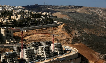 The Israeli settlement of Ramot in an area of the occupied West Bank.